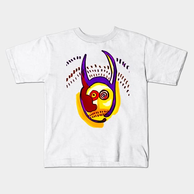 Colorful Fiend Kids T-Shirt by L'Appel du Vide Designs by Danielle Canonico